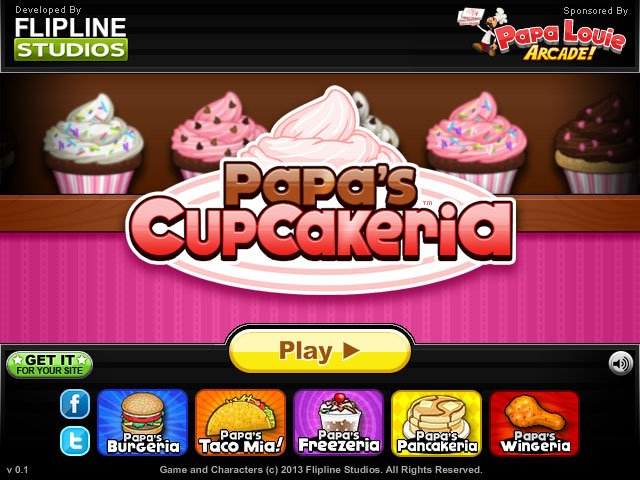 Papa S Cupcakeria Free Flash Game Flipline Studios