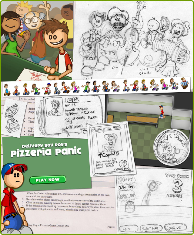 5 Year Anniversary of Papa's Pizzeria! « Holiday « Flipline Studios Blog