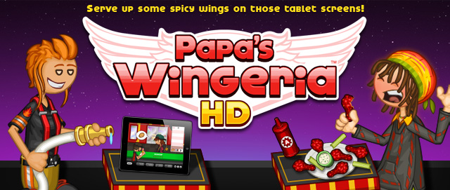 Papa's Wingeria HD, Apps