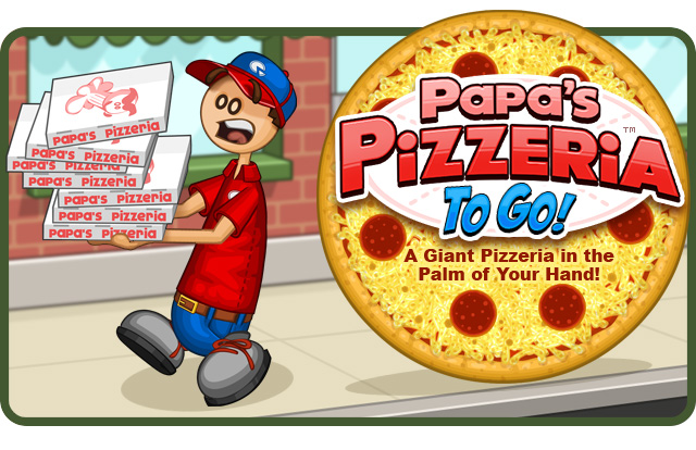 Papa`s Pizzeria,this game is so awesome!I love papa louie gamesYou can  play this at Flipline.