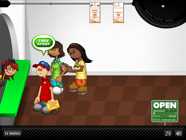 Papa's Bakeria To Go Day 113: Serve the first customer last
