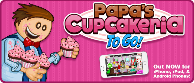 Papa's Cupcakeria To Go! - Minigames 