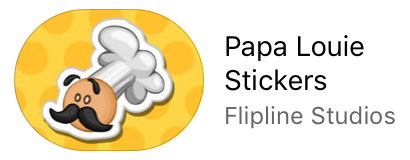 Flipline Studios Papa Louie Sticker - Sticker Mania