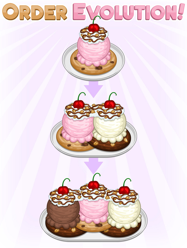 Papa's Scooperia - Skill games