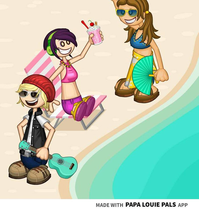 Papa Louie Pals: Posing your Pal « Preview « Flipline Studios Blog