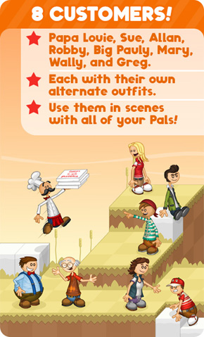 Papa Louie Pals: Customer Packs! « Preview « Flipline Studios Blog