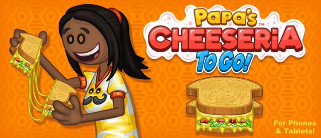 Papa's Cheeseria To Go!, Apps