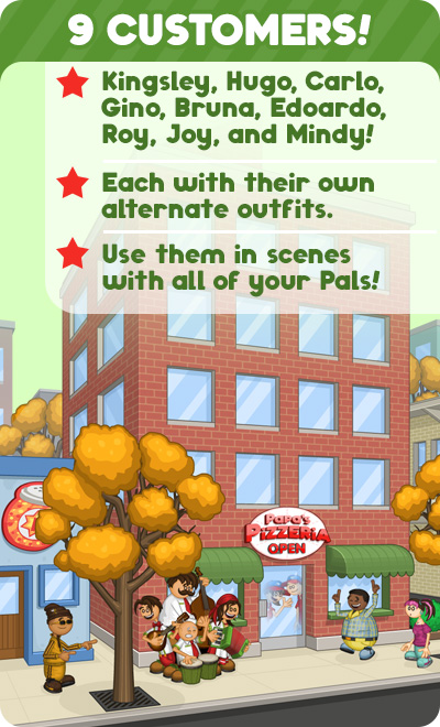 Flipline Studios - Papa's Pizzeria To Go is here! Who will you play as  Roy or Joy? iPhone/iPod:  Android Phones:   More Info