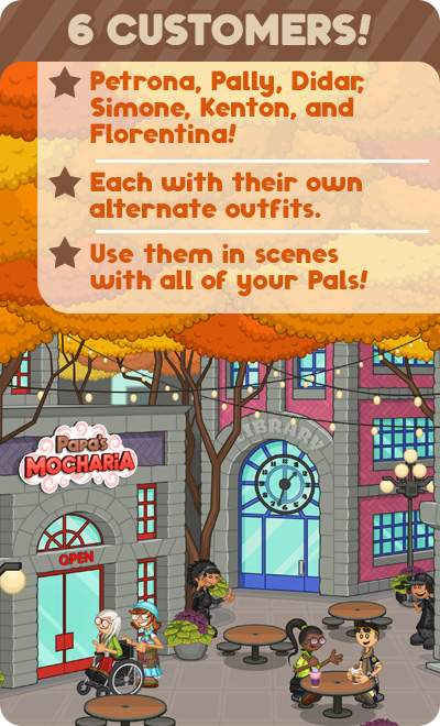 Papa Louie Pals: Mocharia Update is - Flipline Studios