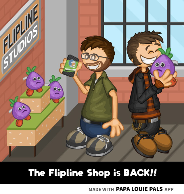 Help Make Papa Louie into a Plushie!!! « Shop « Flipline Studios Blog