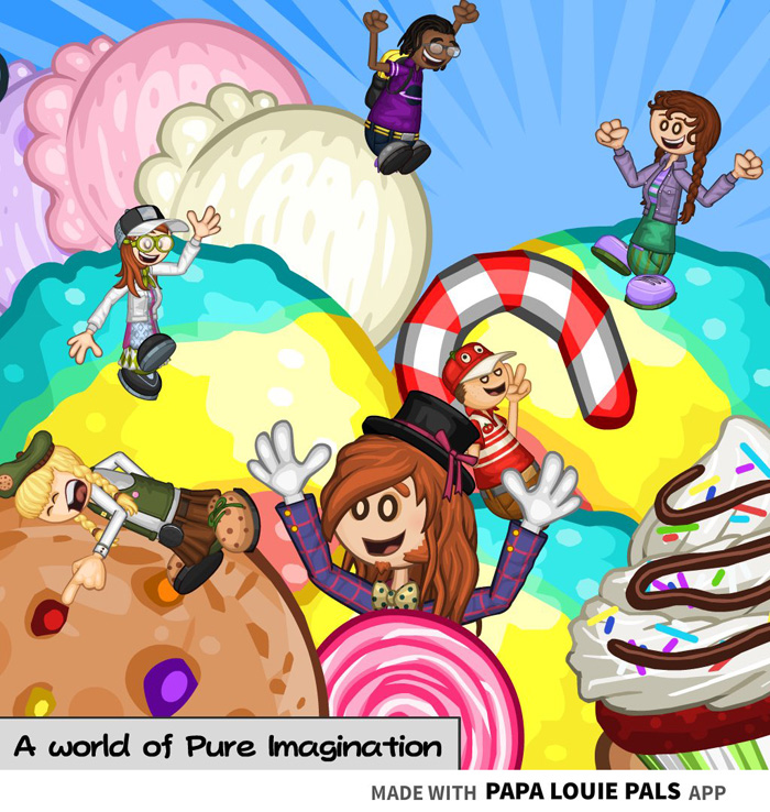 Papa Louie Pals for iPhone, iPad, Android Tablets and Phones