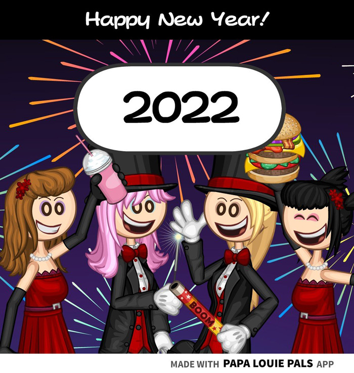 Papa's Louie Pals - Happy New Year in 2023! 