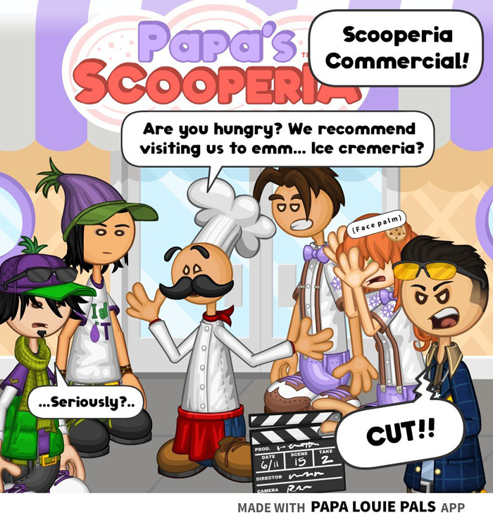 Papa's Scooperia - Rank 65 - Papa Louie Unlocked 