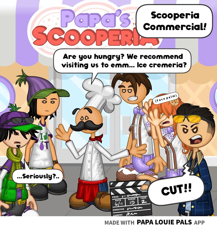 Papa's Scooperia To Go!- Unlocking Papa Louie!! (Rank 65) 