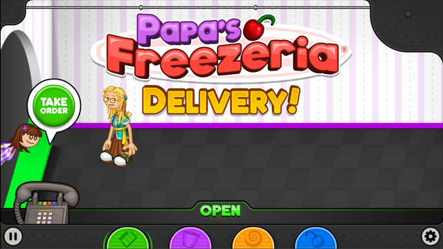 Papa's Freezeria  Play Papa's Freezeria on
