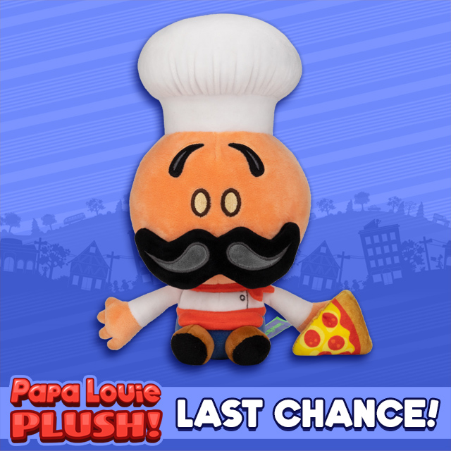 Papa Louie Plush: 10 DAYS LEFT! « Shop « Flipline Studios Blog