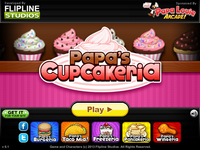 Papa's Cupcakeria - Jogo Grátis Online